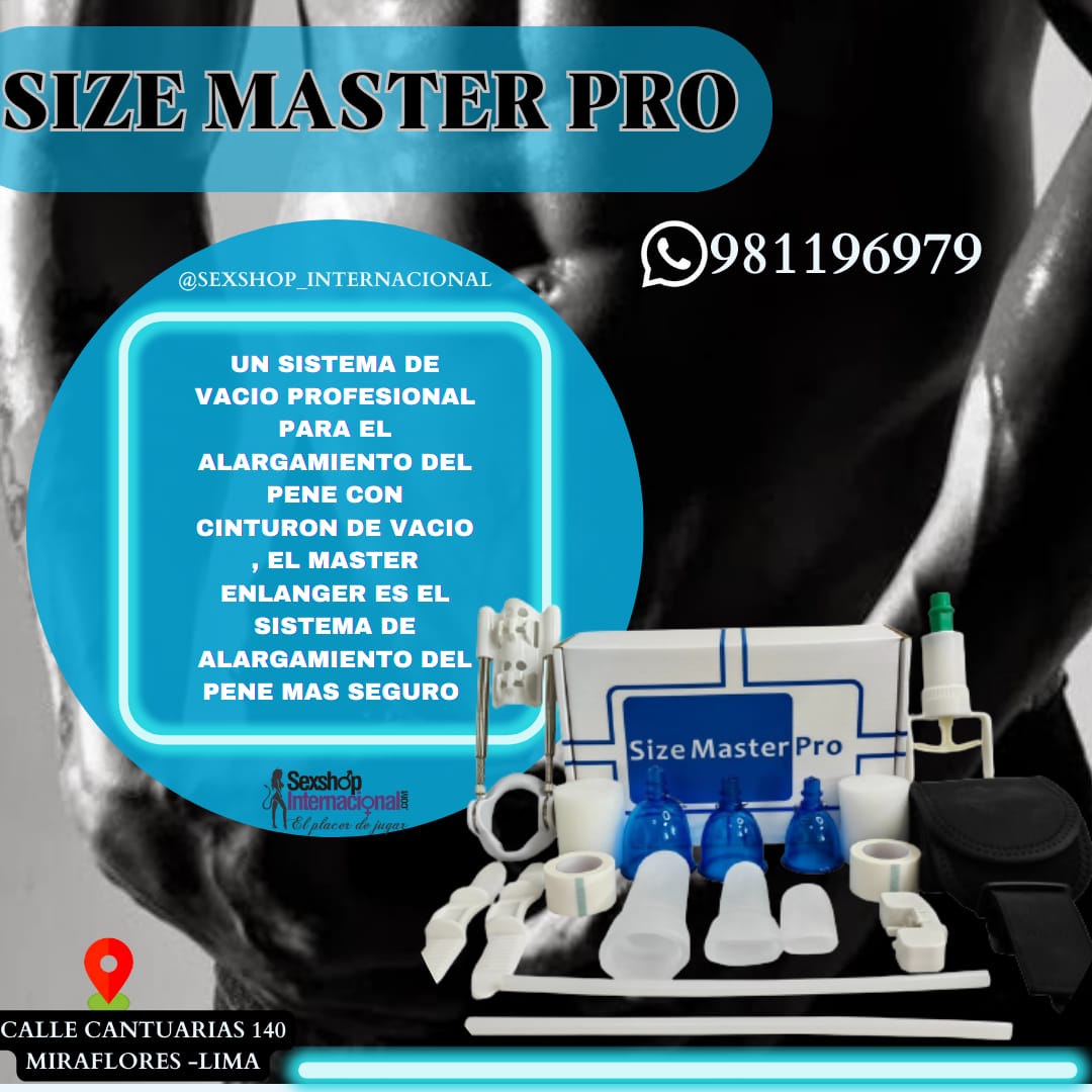 ORIGINAL SIZE MASTER PRO-DESARROLLO VIRIL-POTENCIADOR SEXUAL-SEXSHOP LIMA 971890151 